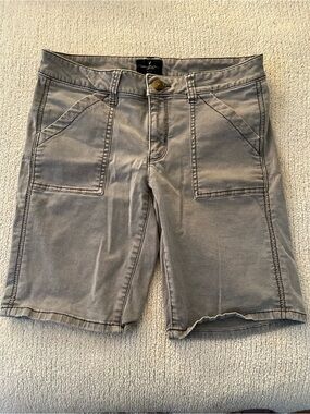 American Eagle Gray Utility Shorts Bermudas